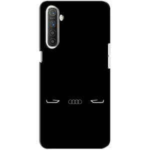 Силиконовый бампер с картинкой машины на Realme XT (Силует Audi)