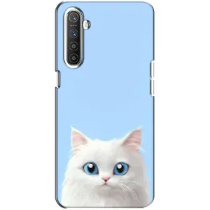 Чохол на тематику: Коти для Realme XT (Білий кіт)