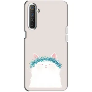 Чохол на тематику: Коти для Realme XT (Білий котик)