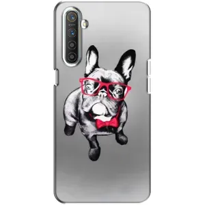 Чохол (ТПУ) Милі песики для Realme XT (Бульдог в окулярах)