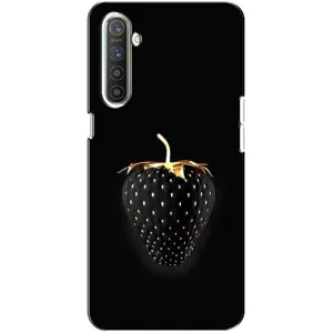 Чохол з зображенням смачної їжі для Realme XT (Чорна полуниця)