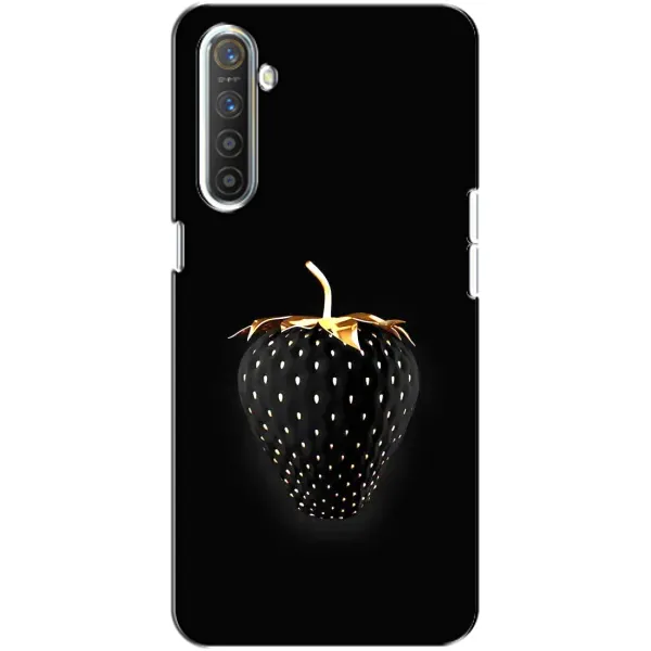 Чехол с рисунком «Чёрная клубника» для Realme XT Чехол с рисунком «Чёрная клубника» для Realme XT