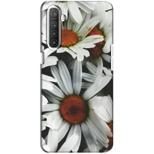 Чехол с ромашками на Realme XT (Цветы Ромашки)