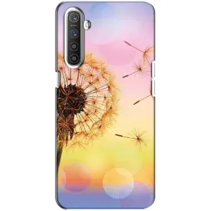 Силиконовый Чехол с одуванчиками на Realme XT (Цветок-одуванчик)