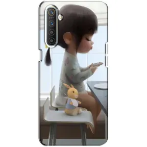 Дівчачий Чохол для Realme XT (ДІвчина з іграшкою)