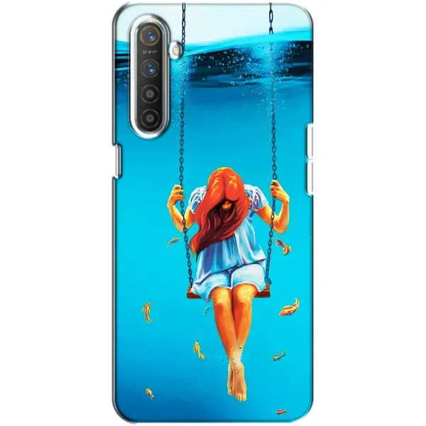 Чехол с рисунком «Девушка на качели» для Realme XT