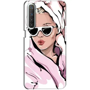 Чохол з картинкою Модні Дівчата Realme XT (Дівчина в халаті)