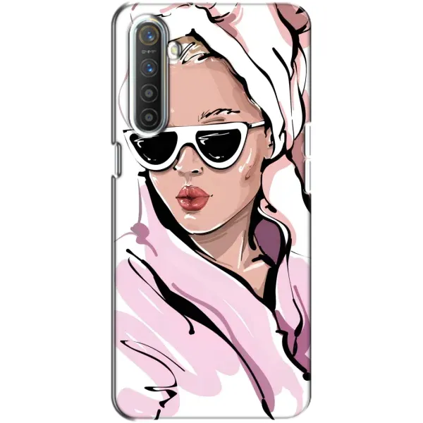 Чехол с рисунком «Девушка в халате» для Realme XT Чехол с рисунком «Девушка в халате» для Realme XT
