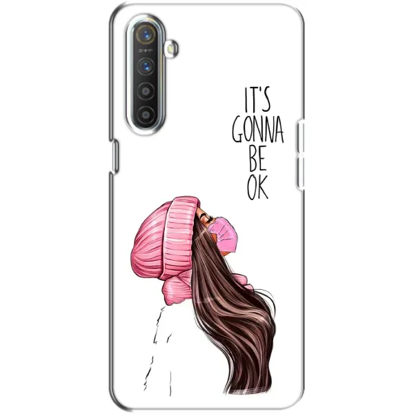 Чехол с рисунком «Девушка в маске» для Realme XT