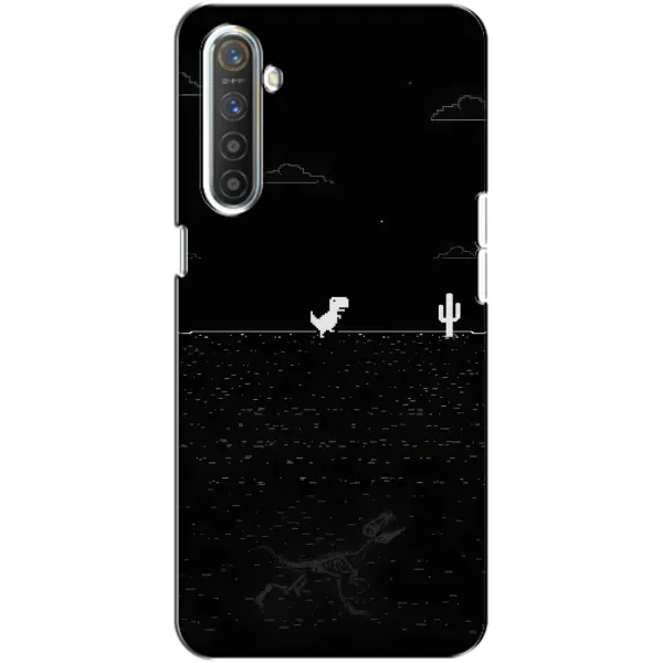 Чехол с рисунком «Динозаврик» для Realme XT