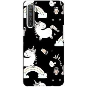 Чохол Unicorn на Realme XT (Єдинорог з кавою)