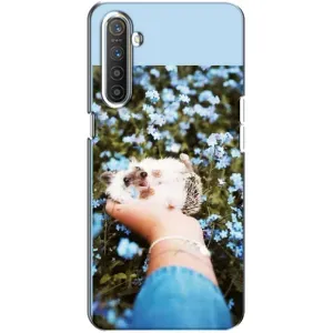 Чохли з зображенням різних тварин на Realme XT (Їжачок в руці)