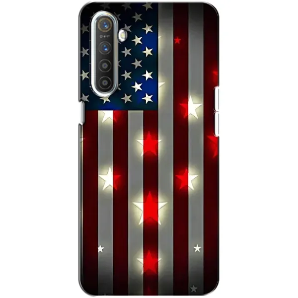 Чехол с рисунком «Флаг США 2» для Realme XT Чехол с рисунком «Флаг США 2» для Realme XT