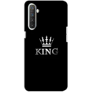 Чохол (Корона на чорному фоні) для Реалмі ХТ (KING)