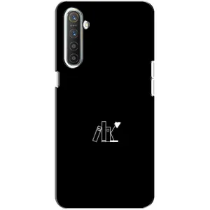 Чехол с картинками на черном фоне для Realme XT (Книжки)