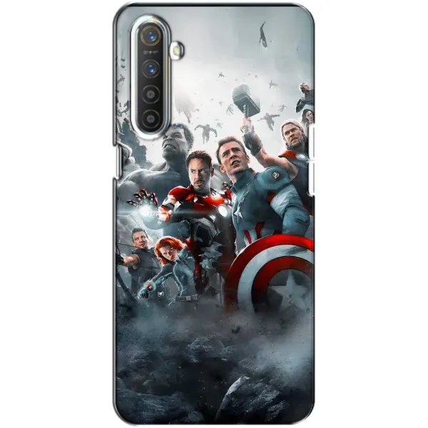 Чехол с рисунком «Команда марвел» для Realme XT