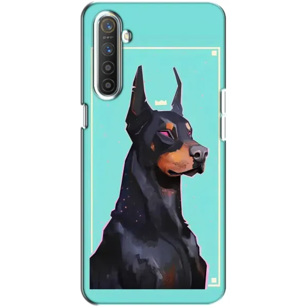 Чехол с рисунком «Король доберман» для Realme XT Чехол с рисунком «Король доберман» для Realme XT