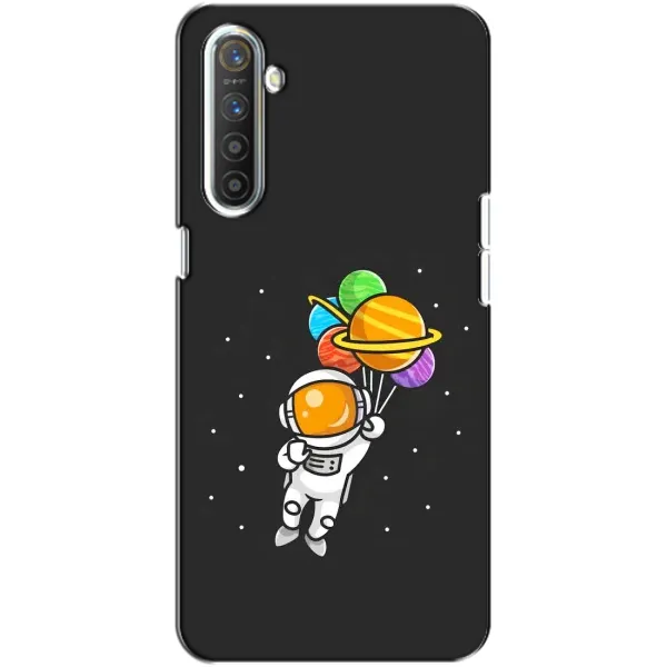 Чехол с рисунком «Космонавт с шариками» для Realme XT Чехол с рисунком «Космонавт с шариками» для Realme XT