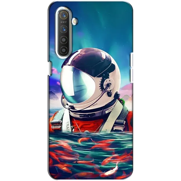 Чехол с рисунком «Космонавт в воде» для Realme XT Чехол с рисунком «Космонавт в воде» для Realme XT