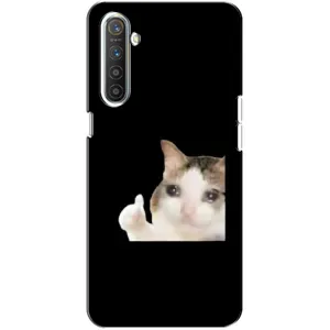 Бампер з принтом Меми для Realme XT (Кіт у сльозах)