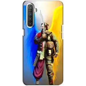 Чехол с картинкой (Патриотический КОЗАК) на Realme XT (Козак с крыльями)