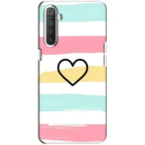 Чехлы с тематикой "Маленькие Сердечки" на Realme XT (Красивое сердечко)
