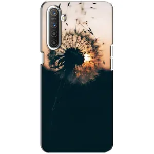 Силиконовый Чехол с одуванчиками на Realme XT (Красивый одуванчик)