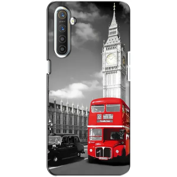 Чехол с рисунком «Красный автобус» для Realme XT Чехол с рисунком «Красный автобус» для Realme XT