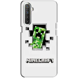Чехлы для Realme XT (Персонажи Майн Крафт) (Крипер)