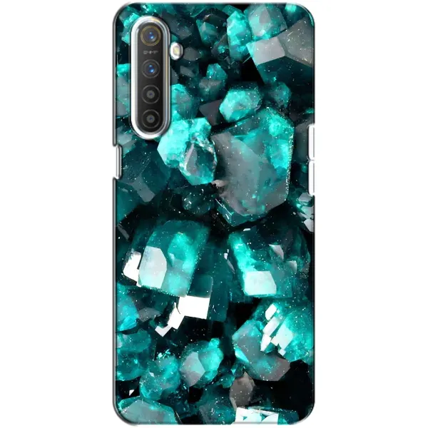 Чехол с рисунком «Кристалы» для Realme XT