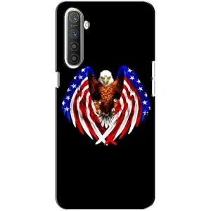 Чохол Прапор USA для Realme XT (Крила США)