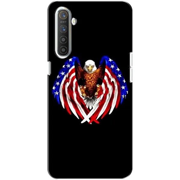 Чехол с рисунком «Крылья США» для Realme XT Чехол с рисунком «Крылья США» для Realme XT