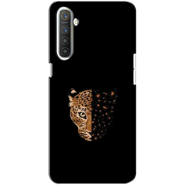 Чехол с рисунком «Леопард на черном» для Realme XT Чехол с рисунком «Леопард на черном» для Realme XT