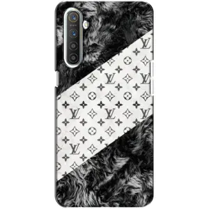 Чехол Стиль Louis Vuitton на Realme XT (LV на белом)