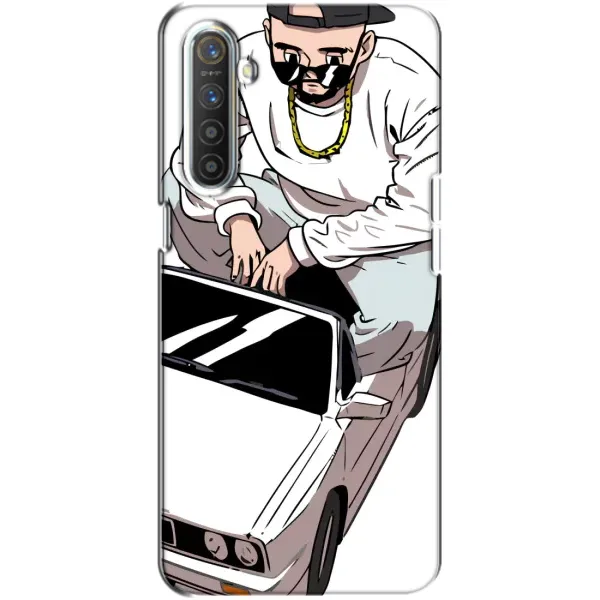 Чехол с рисунком «Любитель машин» для Realme XT