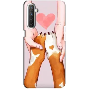 Чохол (ТПУ) Милі песики для Realme XT (Любов до собак)