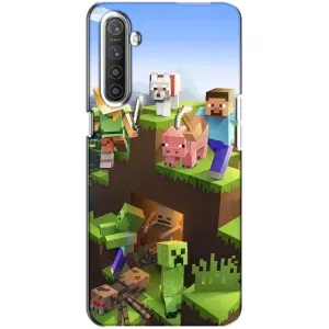 Чехлы для Realme XT (Персонажи Майн Крафт) (Майн-крафт)