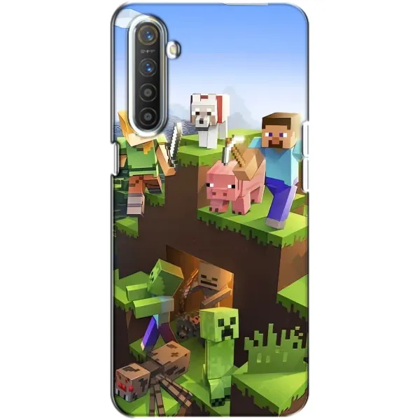 Чехол с рисунком «Майн-крафт» для Realme XT Чехол с рисунком «Майн-крафт» для Realme XT
