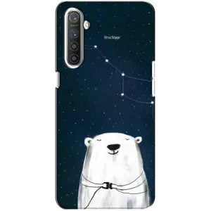 Силіконовий бампер з картинкою звірів для Realme XT (Ведмедиця)