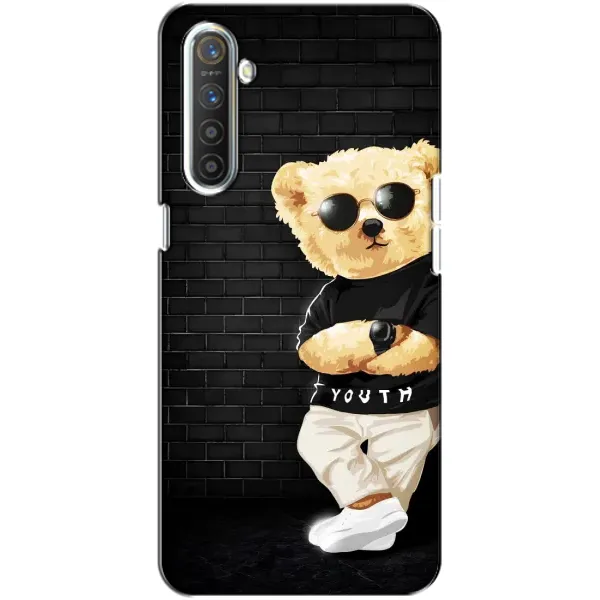 Чехол с рисунком «Мишка в очках» для Realme XT Чехол с рисунком «Мишка в очках» для Realme XT