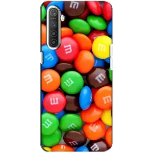 Чохол з зображенням смачної їжі для Realme XT (Різнокольорові M&M'S)