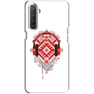 Силиконовый Чехол на Realme XT с картинкой Вышиванки (Модная вышиванка)