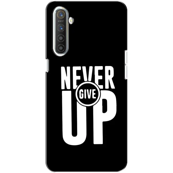 Чехол с рисунком «Never Give UP» для Realme XT Чехол с рисунком «Never Give UP» для Realme XT