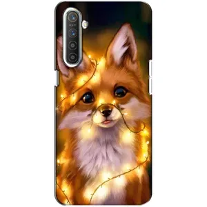 Чохол з Лисичкою для Realme XT (Новорічне лисеня)