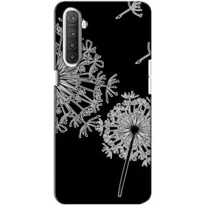 Силиконовый Чехол с одуванчиками на Realme XT (Одуванчики)