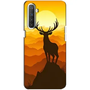 Чохли з зображенням різних тварин на Realme XT (Силует Оленя)