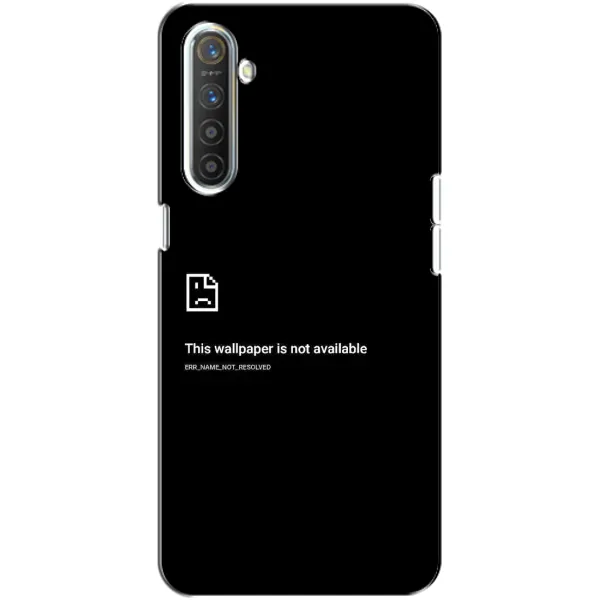 Чехол с рисунком «Ошибка» для Realme XT