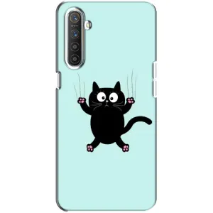 Силіконовий чохол з котиком для Realme XT (Падаючий кіт)