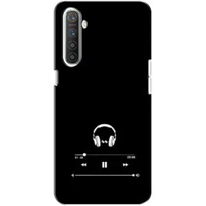 Чехол с картинками на черном фоне для Realme XT (Плеер)
