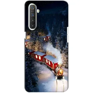 Силіконовий бампер на різдво для Realme XT (Потяг)